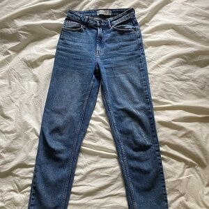Stradivarius mom slim jeans sz6 tall